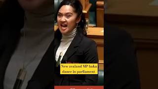 New zealand MP haka dance in parliament shorts [upl. by Atilal]