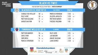 Blackheath CC Kent 1st XI v Tunbridge Wells CC 1st XI [upl. by Akym624]