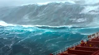 Biggest Waves Ever Recorded On Camera [upl. by Mcafee]