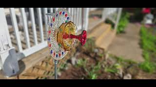 glass flowers yard art [upl. by Hendrix]