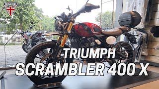 Triumph Scrambler 400 X new  Triumph 400X review  scrambler400x triumph triumphscrambler400x [upl. by Anabel]