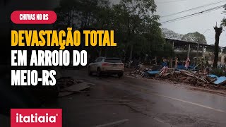 ARROIO DO MEIORS TEM CENÃRIO DE DEVASTAÃ‡ÃƒO APÃ“S ENCHENTE DO RIO TAQUARI [upl. by Trabue12]