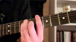 How To Play the Bb B Flat Major Chord or A A Sharp On Guitar [upl. by Yramliw195]