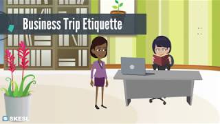 Business English Conversation Lesson 4 Business Trip Etiquette [upl. by Stilwell660]