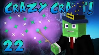 Minecraft Crazy Craft Ep 22  IM A WIZARD [upl. by Portuna]