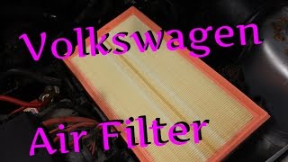 VW Golf MK4 Air Filter Replacement [upl. by Sigsmond]