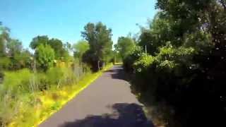 Brush Creek Trail and Santa Rosa Creek Trail RideThru HD [upl. by Anar]