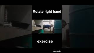 Body workout ll fitness series ll suraj ll Oberoi fitness ll rotate right hand exercises ll [upl. by Corsiglia]