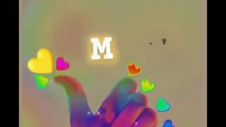 M Letter Name Status ❤️ New Trending Name Art Video❤️  2024🥀blogger hou [upl. by Leasim874]