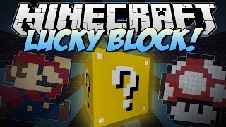 Minecraft  LUCKY BLOCK Thousands of Random Possibilities  Mod Showcase [upl. by Haidej]