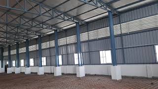 Industrial factory shed warehouse shed Godown shed contractors in chennai  9941251500 [upl. by Atnuahsal160]