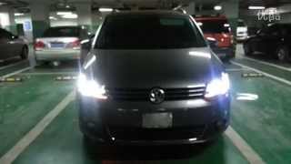 20102013 Volkswagen Touran Headlight with LED DRL and Bixenon Projector [upl. by Iphigenia]