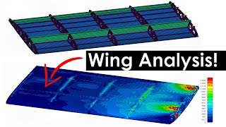 Lets Analyze an Airplane Wing Discussion and FEA with FEMAP [upl. by Ariahs]