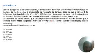 PROVA PAULISTA 2024 3oBIMESTRE 1oENSINO MÉDIO MATEMÁTICA [upl. by Subir]