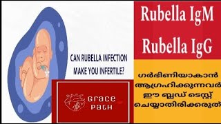 Rubella Antibody Test IgG amp IgM Malayalam [upl. by Ateuqram]