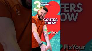 3 Signs you may have Golfers elbow [upl. by Eninnej]