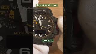 How world timer works in gwg1000 gshock shorts nepal watch [upl. by Aztinay96]