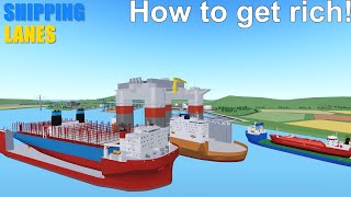 How to get rich in Shipping Lanes  Roblox Shipping Lanes [upl. by Hadwin]