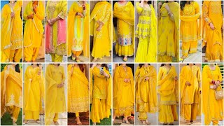 Beautiful and Stylish Yellow Colour Special Punjabi Suit Design Ideas for Girls 2024 [upl. by Nations718]