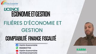 Filières déconomie et gestion  Comptabilité Finance Fiscalité [upl. by Mooney567]