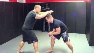 MMA Training Double Leg Takedown [upl. by Nnylcaj629]