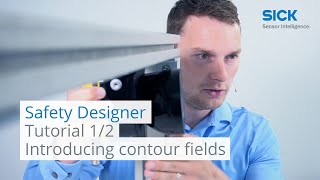 Tutorial Safety Designer Part 12 Introducing contour fields for safety laser scanners  SICK AG [upl. by Hsiwhem]