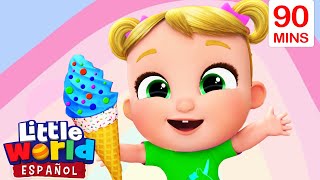 ¿Quieres Helado 🍦​ Canciones Infantiles  Little World En Español [upl. by Eivad]