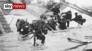 Archive Video Of The DDay Normandy Landings [upl. by Etirugram]