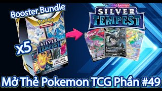 Mở 5 Hộp Booster Bundle Silver Tempest Tìm Kiếm LugiaV Pokemon TCG [upl. by Burnsed]