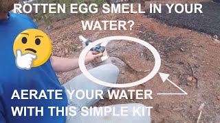 Cheap Solution to Eliminate Rotten Egg Smell in Well Water [upl. by Afaw564]