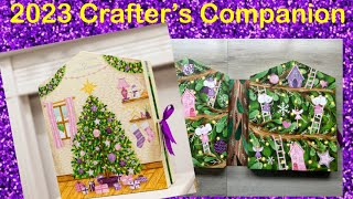 2023 Crafter’s Companion advent calendar  Each day cut and colored and finished projects at the end [upl. by Mosnar73]