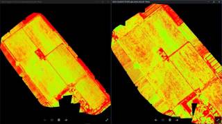 NDVI comparison drone survey 2 with a Sentera NIR Sensor drone  DroneMate Agriculture [upl. by Aneelehs]