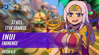 37 KILL 174K DAMAGE INUI LIAN PALADINS COMPETITIVE DIAMOND EMINENCE [upl. by Ennaeel]