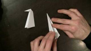 Origami Anleitung  Pinguin [upl. by Darsie]