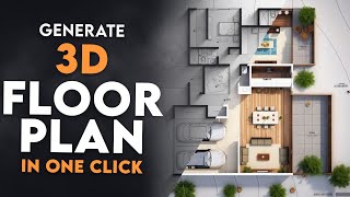 Render 3D Floor Plan Faster with Ai [upl. by Enreval475]