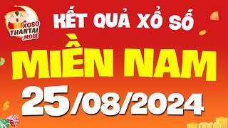 Xổ số Miền Nam hôm nay ngày 25 tháng 8  XSMN  SXMN  KQXSMN 2582024  XSMN chủ nhật [upl. by Audre]