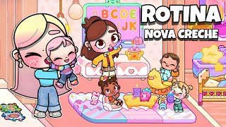 ROTINA BEBÊ NOVA CRECHE KAWAII 🏡🍼 AVATAR WORLD ROTINAS E HISTÓRIAS [upl. by Adlesirc]