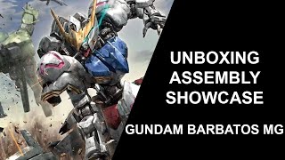 Gundam Barbatos MG  Unboxing Assembly Showcase [upl. by Llessur]