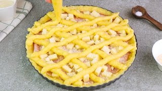 Crostata di patate con prosciutto e formaggio la torta rustica da leccarsi i baffi [upl. by Jamilla398]