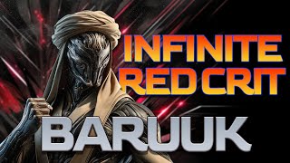 INFINITE RED CRIT BARUUK  Best Baruuk Build  One Shot EVERYTHING In Steel Path [upl. by Lynnelle]