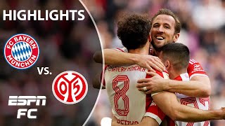 🚨 HARRY KANE HAT TRICK 🚨 Bayern Munich vs Mainz  Bundesliga Highlights  ESPN FC [upl. by Erb]