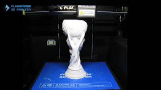 Flashforge Guider IIs 3D Printing FIFA World Cup Trophy [upl. by Haon]