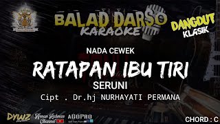 Ratapan ibu tiri karaoke  dangdut klasik  balad darso karaoke [upl. by Iruy]