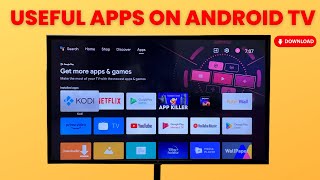 New Useful Android TV Apps You Must Try [upl. by Taddeusz]