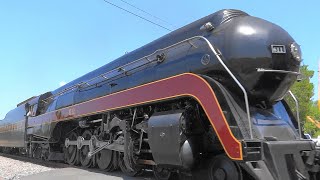 🚂 Norfolk amp Western 611 Steam Engine on NS Train [upl. by Naes]