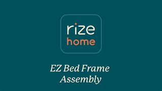 EZ Bed Frame Assembly [upl. by Alletsirhc]