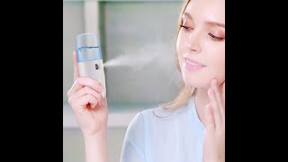 Multipurpose Portable automatic USB power Handy Nano Mist  Sanitizer Spray Vaporizer Face Steamer [upl. by Niwde]