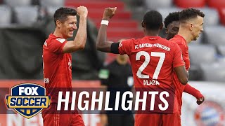 Bayern Munich out does Eintracht Frankfurt extends lead in standings  2020 Bundesliga Highlights [upl. by Harcourt]