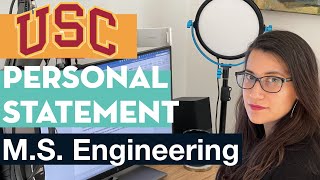 Personal Statement USC Masters in Astronautical Engineering 2020 admitted student [upl. by Silloh608]