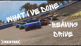 What Ive Done  A BeamNGDrive NASCAR Music Video [upl. by Aoh]